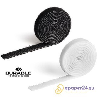 Taśma do kabli Durable Cavoline Grip 10mm/1m czarna