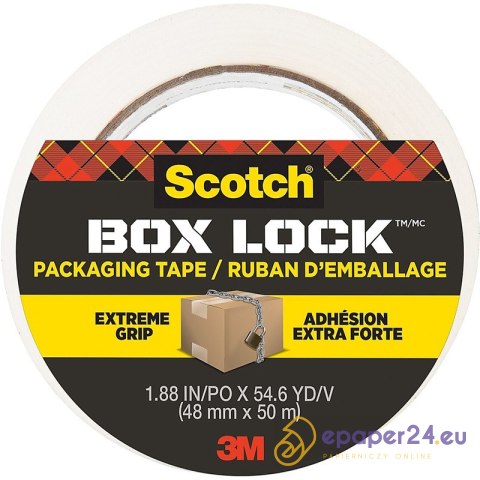 Taśma pakowa Scotch Box Lock 48mm/50m transparentna Taśma pakowa Scotch Box Lock 48mm/50m transparentna