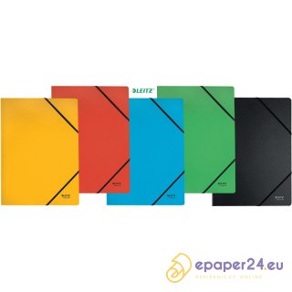 Teczka kartonowa z gumką Leitz Recycle A4 czarna
