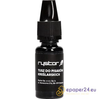 Tusz kreślarski Rystor 10ml czarny