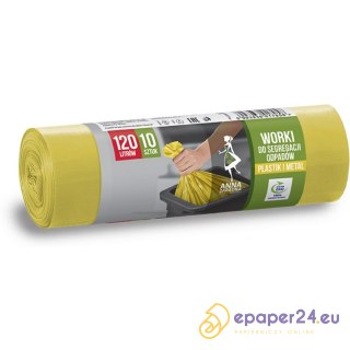 WORKI DO SEGREGACJI 120L ŻÓŁTE (10)