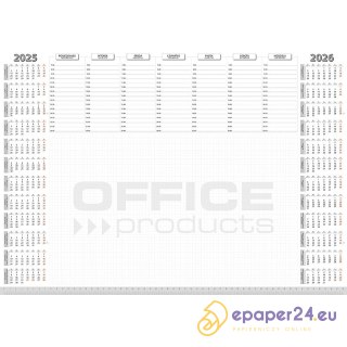 Biuwar na biurko Office Products 594x420mm 2025/2026