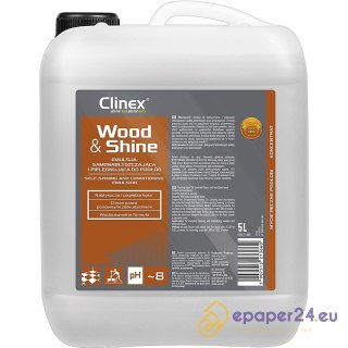Emulsja CLINEX Wood&Shine, samonabłyszczajšca i pielęgnujšca podłogi 5l