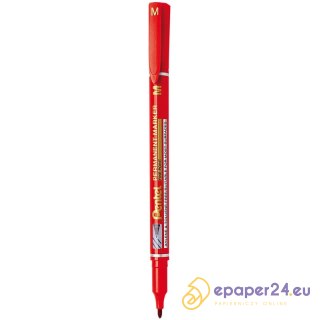 Foliopis permanentny Pentel NM470 M 1.0mm czerwony