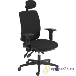 Fotel biurowy Office Products Kefalonia czarny