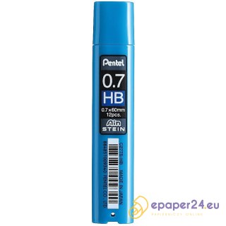 Grafity do ołówków Pentel Ain Stein 0.7mm HB (12)