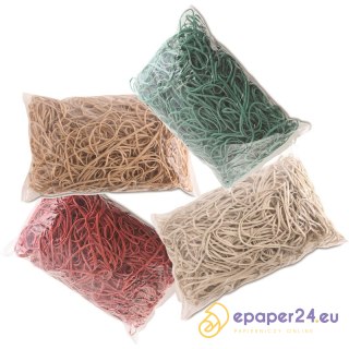 Gumki recepturki Office Products 1kg śr.130mm białe