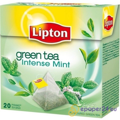 HERBATA LIPTON PIRAMID's GREEN z MIĘTĄ (20) HERBATA LIPTON PIRAMID's GREEN z MIĘTĄ (20)