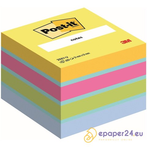Karteczki Post-it 51x51mm (2051-U) mix kolorów (400) Karteczki Post-it 51x51mm (2051-U) mix kolorów (400)