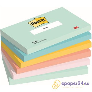 Karteczki Post-it 76x127mm (655-BEA) (6x100)