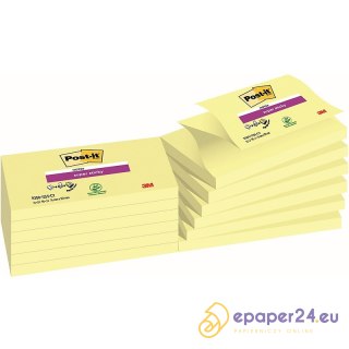 Karteczki Post-it Super Sticky Z-Notes 76x127mm (R350-12SS-CY) żółte (90)