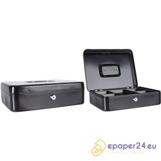 Kasetka na pieniądze Donau 300x90x240mm czarna