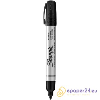 Marker premanentny Sharpe Metal okrągły czarny