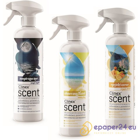 Odświeżacz powietrza CLINEX Scent Magiczna Noc 500ml Odświeżacz powietrza CLINEX Scent Magiczna Noc 500ml