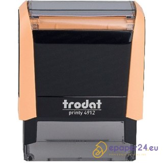 PIECZĄTKA TRODAT PRINTY 4912 PASTEL POMARAŃCZOWY
