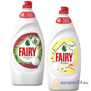 Płyn do naczyń Fairy 900ml Granat