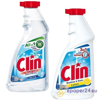Płyn do szyb Clin 500ml zapas Antypara