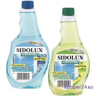 Płyn do szyb Sidolux 500ml zapas Cytryna