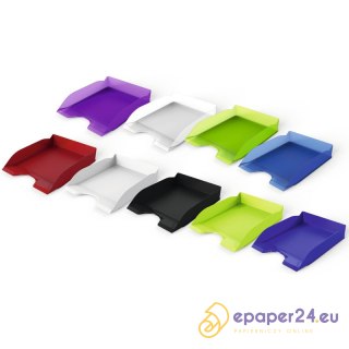 Półka na dokumenty Durable Basic A4 transparentna fioletowa