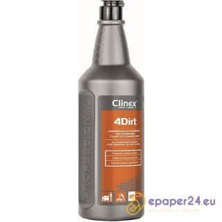 Preparat CLINEX 4Dirt 1L, do usuwania tłustych zabrudzeń