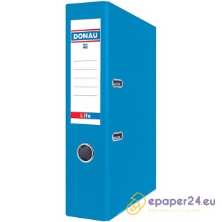Segregator Donau Life neon A4/75mm niebieski