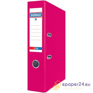 Segregator Donau Life neon A4/75mm różowy