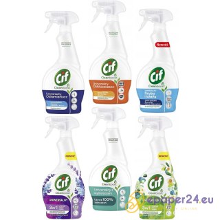 Spray Cif Cleanboost 500ml Uniwersalny z wybielaczem