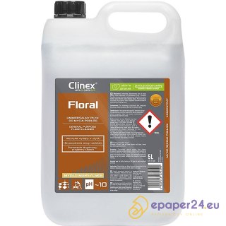 Uniwersalny płyn do mycia podłóg CLINEX Floral, mydło marsylskie, 5l