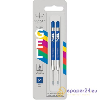 Wkłady żelowe Parker Quink Gel M niebieske