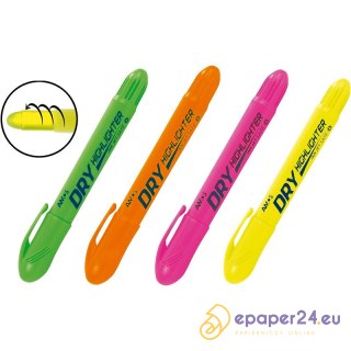 Zakreślacz w sztyfcie Amos Dry zielony