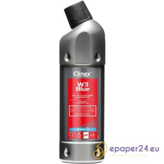 Żel CLINEX W3 Blue, do czyszczenia sanitariatów, 1l