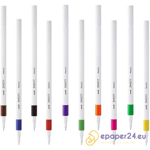 Cienkopis Uni Emott 0.4mm pomarańczowy Cienkopis Uni Emott 0.4mm pomarańczowy
