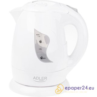 Czajnik elektryczny Adler AD 08W 1L biały