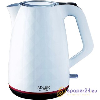 Czajnik elektryczny Adler AD 1277 1.7L biały