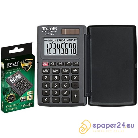 Kalkulator Toor TR-225 czarny Kalkulator Toor TR-225 czarny