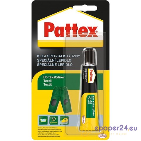 Klej do tekstyliów Pattex 20g Klej do tekstyliów Pattex 20g