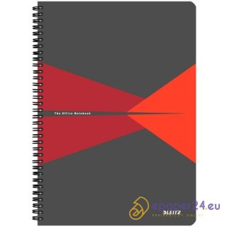 Kołonotatnik Leitz Office A4/90k linia szary