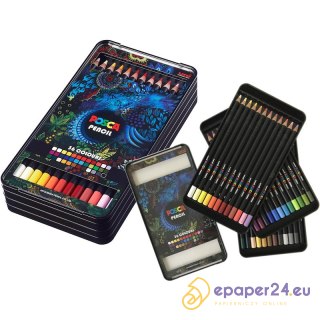 Kredki ołówkowe Uni POSCA 36 kolorów