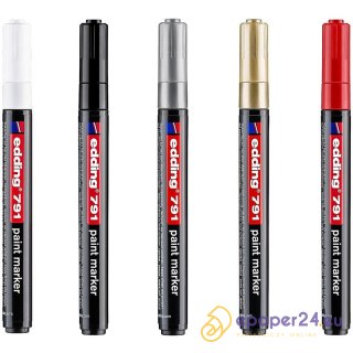 Marker olejowy Edding 791 czerwony