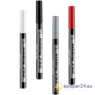 Marker olejowy Edding 792 czerwony