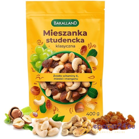 Mieszanka studencka Bakalland 400g klasyczna Mieszanka studencka Bakalland 400g klasyczna