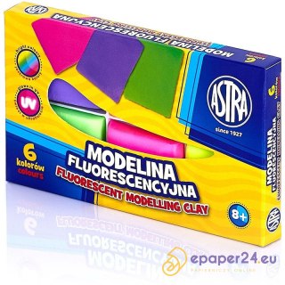 Modelina Astra 20g fluorescencyjna x6 kolorów