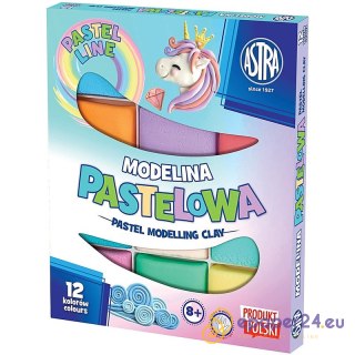 Modelina Astra 20g pastelowa x12 kolorów