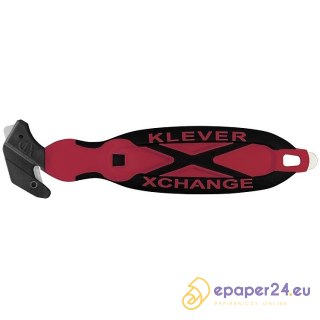 Nóż bezpieczny Klever XChange XD Smooth Kut czerwo