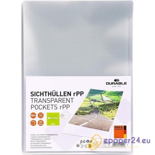 Obwoluty Durable Standard A4/100ľm Typ L krystalic