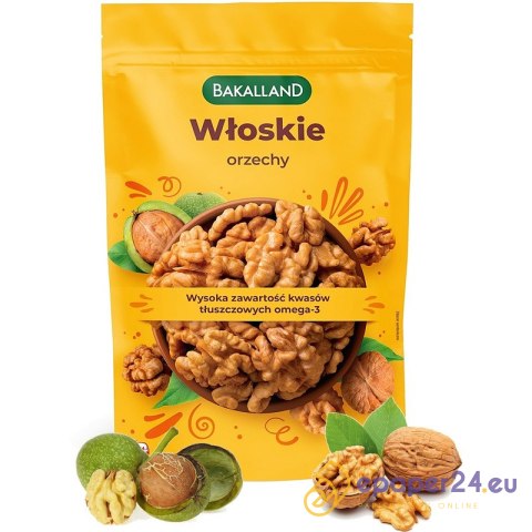 Orzechy włoskie BAKALLAND, 200g Orzechy włoskie BAKALLAND, 200g