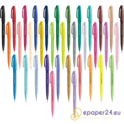 Pisak pędzelkowy Pentel Brush Sign Pen SES15C jasn
