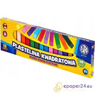 Plastelina Astra 18 kolorów