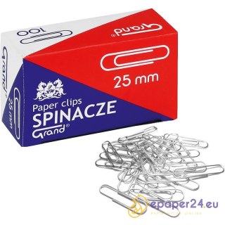 Spinacze biurowe Grand 25mm okrągłe (100)