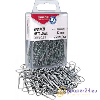 Spinacze metalowe OFFICE PRODUCTS, 32mm, w pudełku